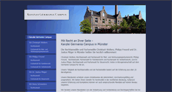 Desktop Screenshot of kanzlei-germaniacampus.de